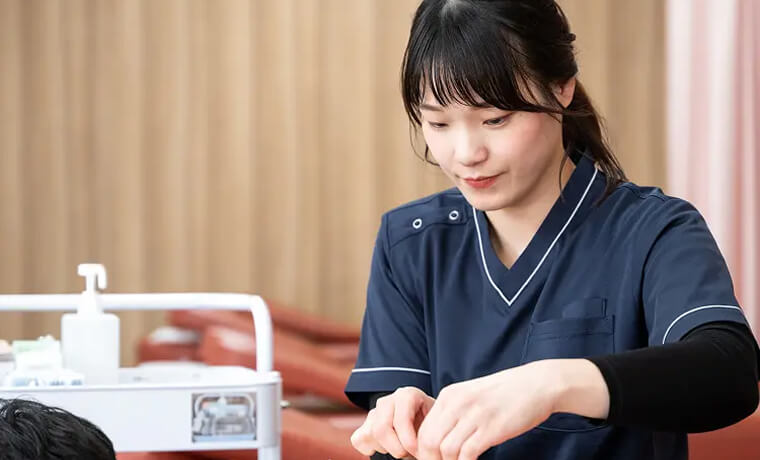 施術の様子